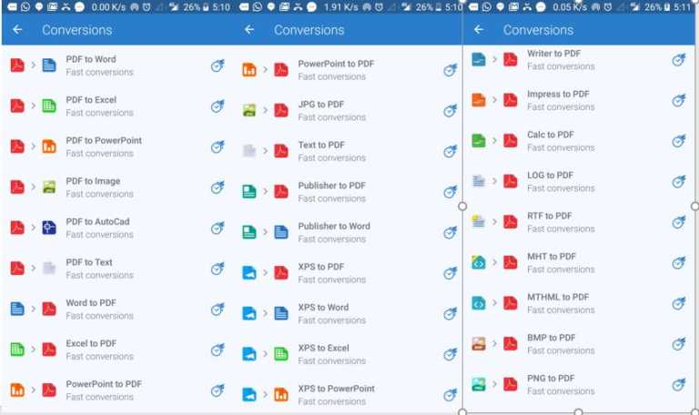 Android ios PDF to word convertor all format supported