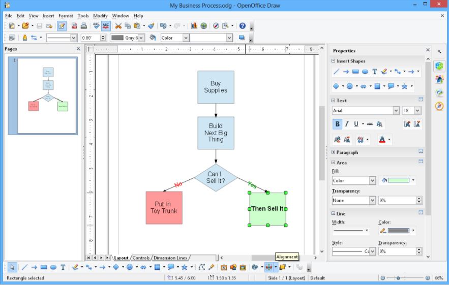 Apache OpenOffice Draw pdf editor