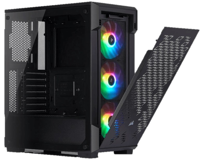 Corsair iCUE 220T RGB Airflow Mid Tower Smart Case Review-min