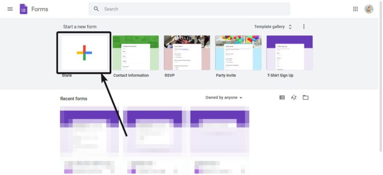 Google Forms Data collection