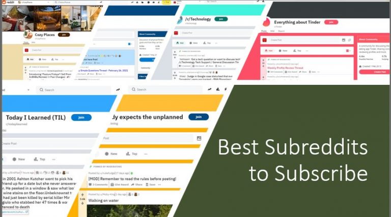 List of best subreddits to subscribe