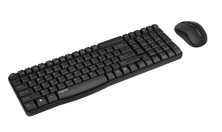 Rapoo X18100S Wireless Keyboard & Mouse Combo black