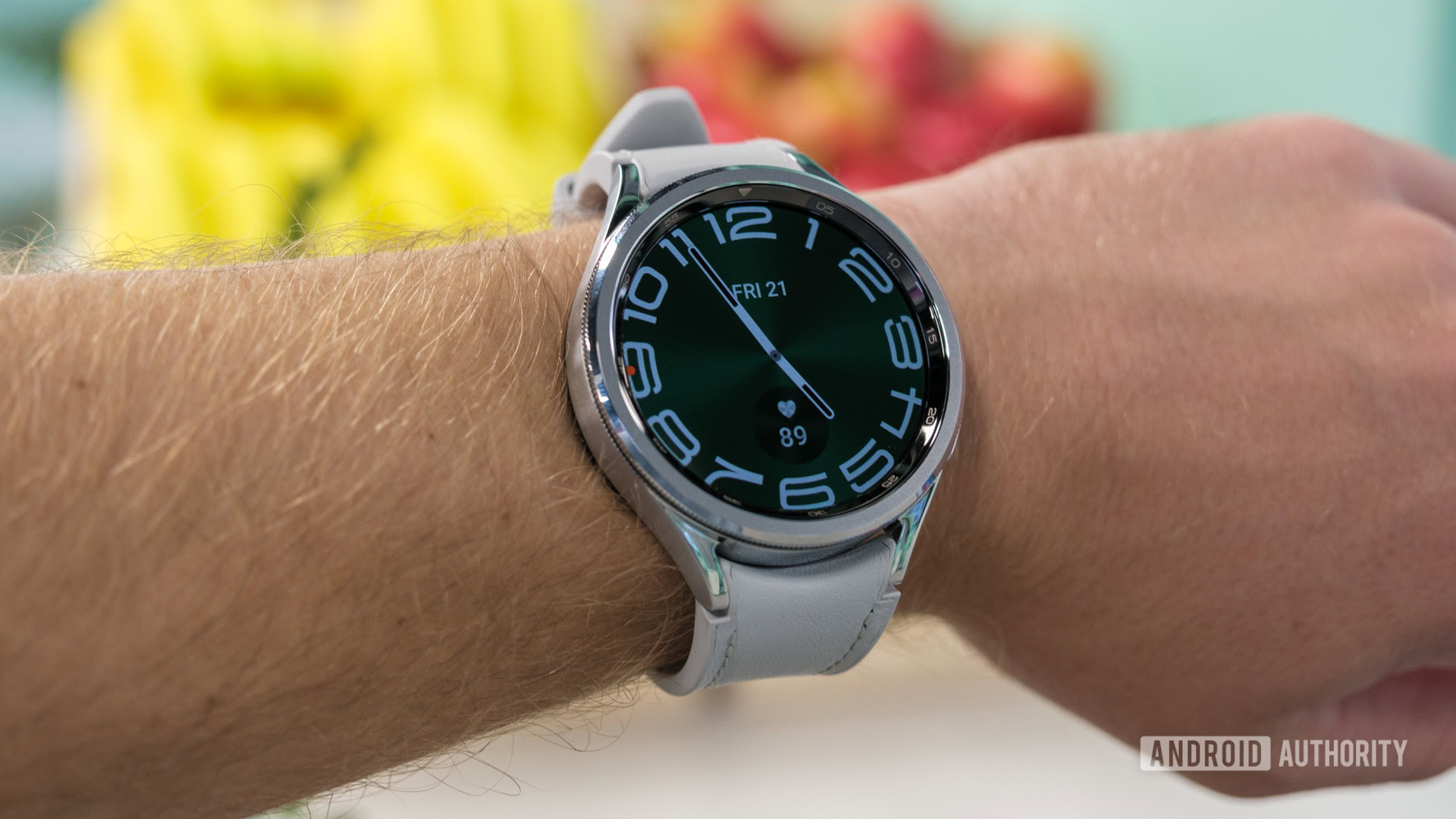 Samsung Galaxy Watch 6 Classic on wrist