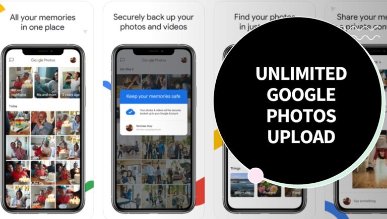 Upload all your photos and videos to Google Photos for free unlimited