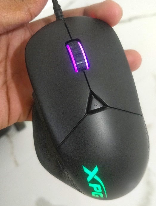 XPG Alpha mouse review RGB wireless min