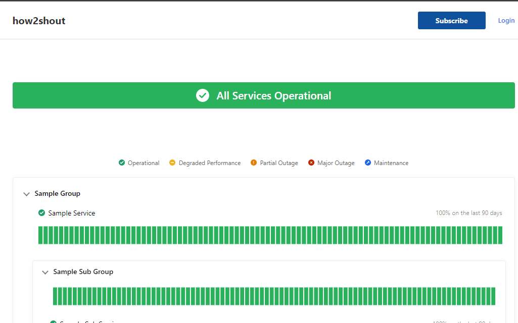 Best free and open source Status page for businesses