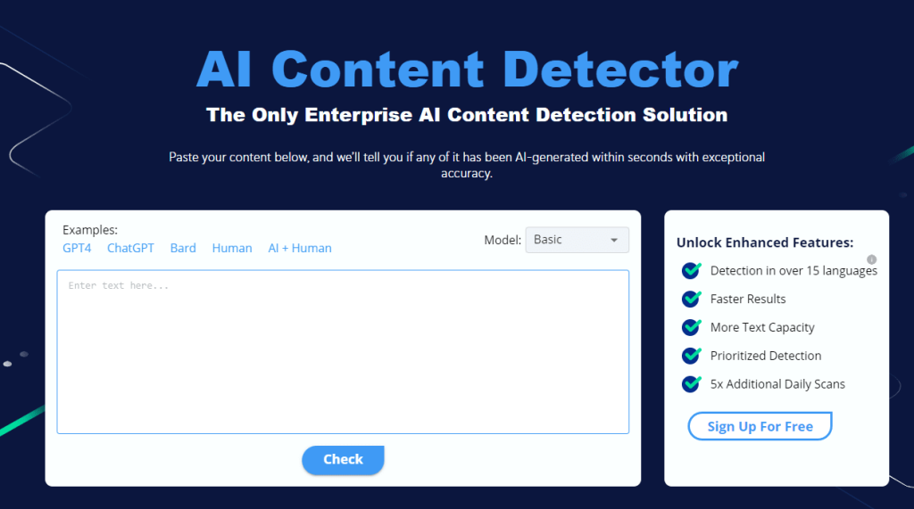 Copyleaks AI Content Detector