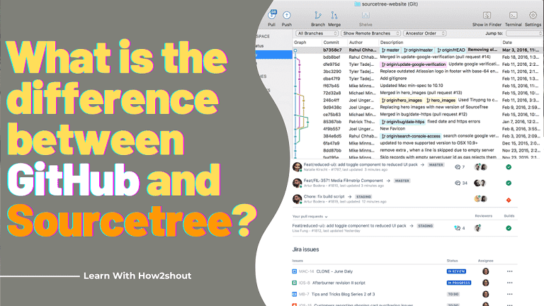 GitHub vs Sourcetree