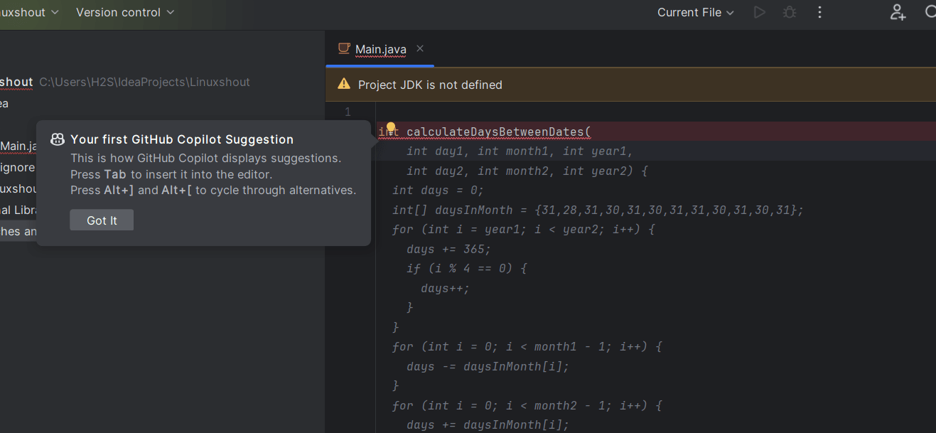 Install GitHUb Copilot in Jetbrain IntelliJ Idea