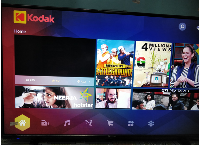 Kodak 43UHDXSMART 4K UHD review software 2