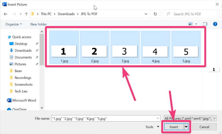 Merge images to a single PDF 70