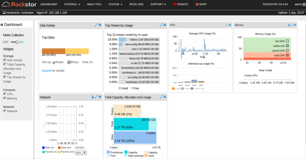 Rocksto: Opensource Private Cloud & NAS Server