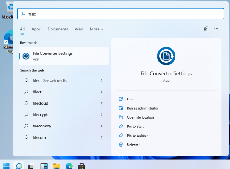 Run open source File COnvertor on WIndows 11