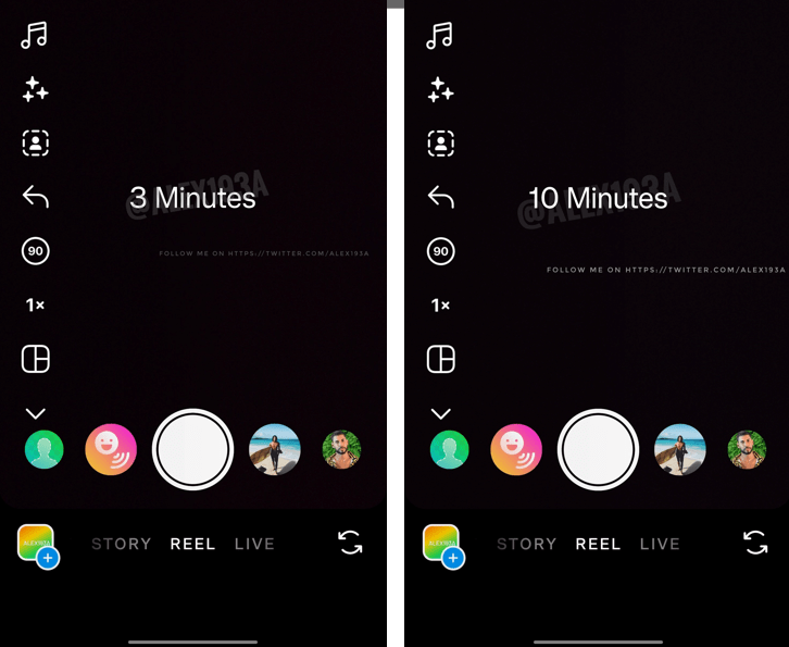 Soon Instagram reels will have 10 minutes limit