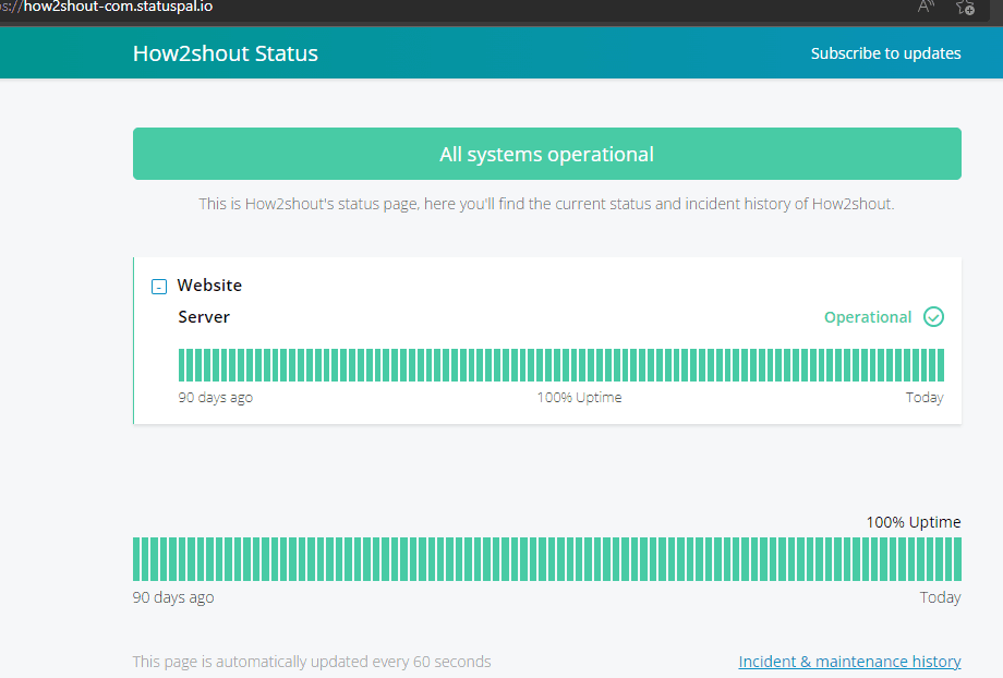 Statuspal best status page open source