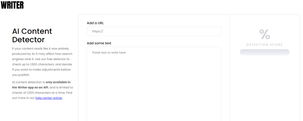 Writer AI Content Detector